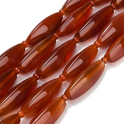 Природного сердолика нитей бисера&nbsp;G-B178-G01-01