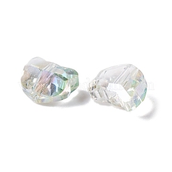 100 шт. Гальванические стеклянные бусины&nbsp;EGLA-P060-01A-HR01