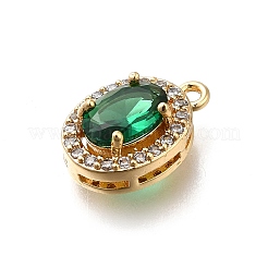 Латунные микро проложить кубического циркония подвески&nbsp;KK-D312-09G-05