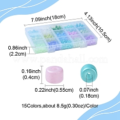 Наборы для изготовления браслетов из стеклянных бусин своими руками&nbsp;SEED-FS0001-38