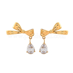 Серьги-гвоздики из нержавеющей стали 304 со стразами&nbsp;EJEW-Z098-09G