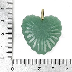 Резные подвески из натурального зеленого авантюрина&nbsp;G-C276-01G-07