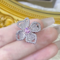 Латунные кольца со стразами для женщин&nbsp;FS-WGC1A7E-03