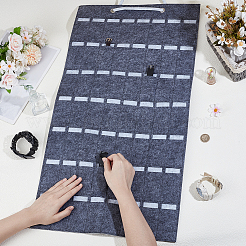 Войлочный подвесной органайзер для волос с когтями для женщин и девочек&nbsp;AJEW-WH0596-113B-01