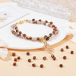 1 нить бусин из натурального тигрового глаза&nbsp;G-OC0005-50