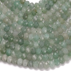 Естественный зеленый авантюрин бисер нитей&nbsp;G-Z111-A04-01