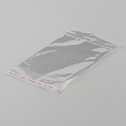 Прямоугольные целлофановые пакеты opp с отверстием для подвешивания&nbsp;OPP-WH0011-03A