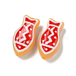 Прозрачные стеклянные бусины ручной работы&nbsp;GLAA-N0028-02G