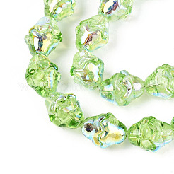 Гальванизируйте прозрачное стекло бисер нитей&nbsp;EGLA-N020-03C