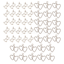 50шт 2 стиля подвески из сплава в тибетском стиле&nbsp;FIND-FP0001-21