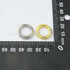 20 шт. 2 цвета стойки покрытие сплава пружинные кольца застежки&nbsp;PALLOY-CJ0002-40