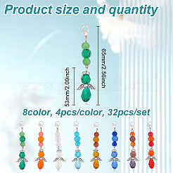 Стекло подвесные украшения&nbsp;HJEW-GO00026