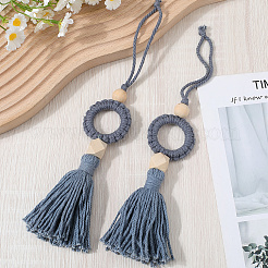 Подвесные украшения из хлопка&nbsp;AJEW-WH20054-012B