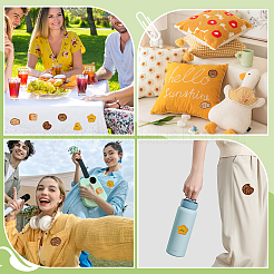 30 шт. 6 стиля вышитой тканевой нашивки&nbsp;PATC-FG0003-44