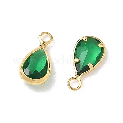 Латунь стекло амулеты&nbsp;KK-Z136-15G-01