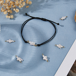 6 шт. подвески-соединители из натурального жемчуга Кеши&nbsp;PALLOY-HS00022