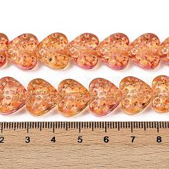 Прозрачные стеклянные бусины&nbsp;GLAA-H038-01B