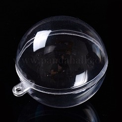 Открывающиеся прозрачные пластиковые подвески&nbsp;LS-CON-K007-06J