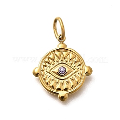 Подвески из нержавеющей стали 304 со стразами&nbsp;STAS-M109-08G