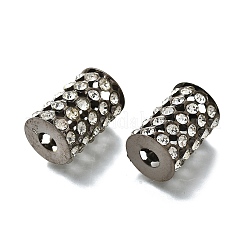 Латунные бусины со стразами  KK-D295-01B