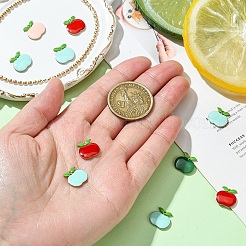 10 шт. латунные эмалевые подвески ко Дню учителя&nbsp;KK-YW0002-48