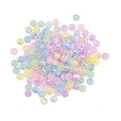 Разноцветные круглые стеклянные бусины с имитацией кошачьего глаза&nbsp;LS-SEED-NH0003-01A-04