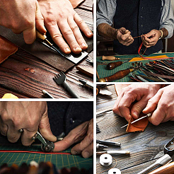 Кожаная ткань&nbsp;DIY-WH0002-79B-02