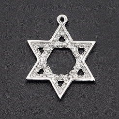 Подвески из сплава со стразами&nbsp;PALLOY-S098-DA012-2