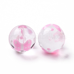 Прозрачные стеклянные бусины&nbsp;LAMP-B021-03A-06