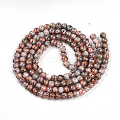 Выпечка окрашенные стеклянные бусины пряди&nbsp;X-DGLA-N003-6mm-B05