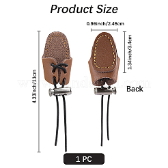 1 шт. регулируемая защита большого пальца из искусственной кожи для стрельбы&nbsp;DIY-CL0002-38B