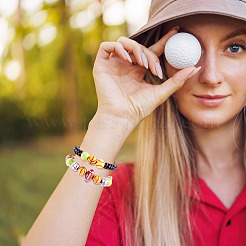 120 шт. 12 акриловых бусин в спортивном стиле&nbsp;MACR-TA0002-28