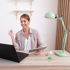 Держатели хрустальных шаров из сплава&nbsp;ODIS-WH0078-97P