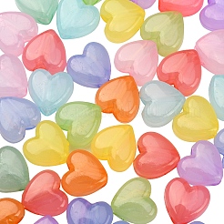 300шт 10 цвета имитация желе акриловые бусины&nbsp;MACR-CJ0001-31