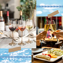 Наборы для самостоятельного изготовления колец с заглавными буквами a~z из латуни и эмали для бокалов с вином&nbsp;DIY-SC0024-59B