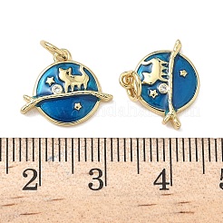 Латунь эмаль подвески&nbsp;KK-P326-03G