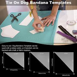 Акриловые линейки для квилтинга&nbsp;DIY-WH0034-84C