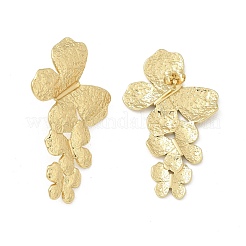 Ионное покрытие (ip) серьги-гвоздики из нержавеющей стали 304 для женщин&nbsp;EJEW-A119-17G