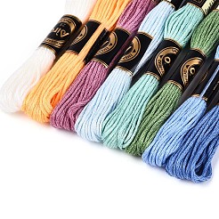 8 моток ниток полиэстеровых швейных 8 цветов&nbsp;OCOR-WH20074-09E