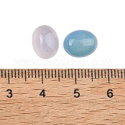 Кабошоны из натурального голубого агата&nbsp;G-G350-06B