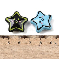 Непрозрачные акриловые бусины&nbsp;OACR-H058-14