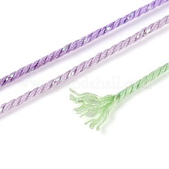 30 м окрашенный сегментный хлопковый шнур для макраме&nbsp;OCOR-T018-01Q