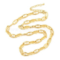 Ожерелья-цепочки из латуни для женщин&nbsp;NJEW-B157-01G