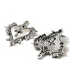 Подвески из сплава в готическом тибетском стиле&nbsp;TIBEP-K001-02A-AS