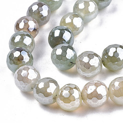 Гальванизирует естественно агат бисер пряди&nbsp;G-T131-54P