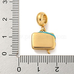 Ионное покрытие (ip) 304 нержавеющая сталь европейские подвески-шармы&nbsp;STAS-U005-40G