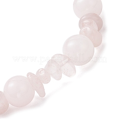 Браслеты из круглого эластичного стекла с имитацией нефрита&nbsp;BJEW-JB12158-01