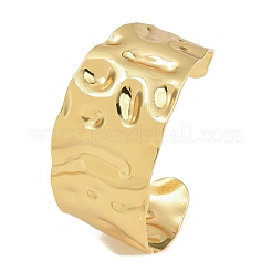 Простые браслеты-манжеты из нержавеющей стали 304 для женщин&nbsp;BJEW-P363-10G