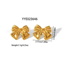 Серьги-гвоздики в форме бабочек из нержавеющей стали 304 во французском стиле&nbsp;CG5144