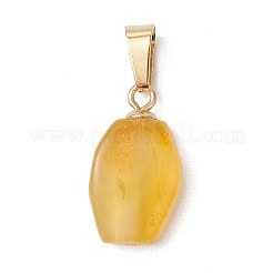 Подвески из натурального янтаря с градиентным цветом&nbsp;PALLOY-JF04930-02